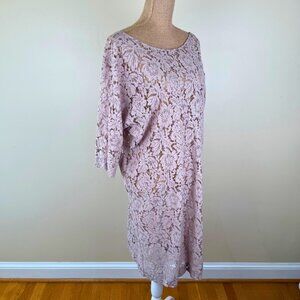 By Malene Birger Vilma Lace Overlay Dress | Size 42 | Upcycle Ready